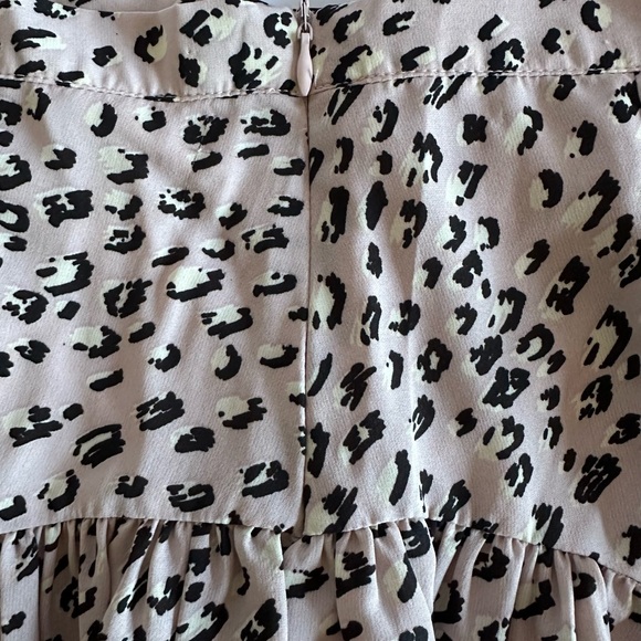 Joyfolie Mia Joy pink leopard print skirt size 14 - Picture 3 of 9